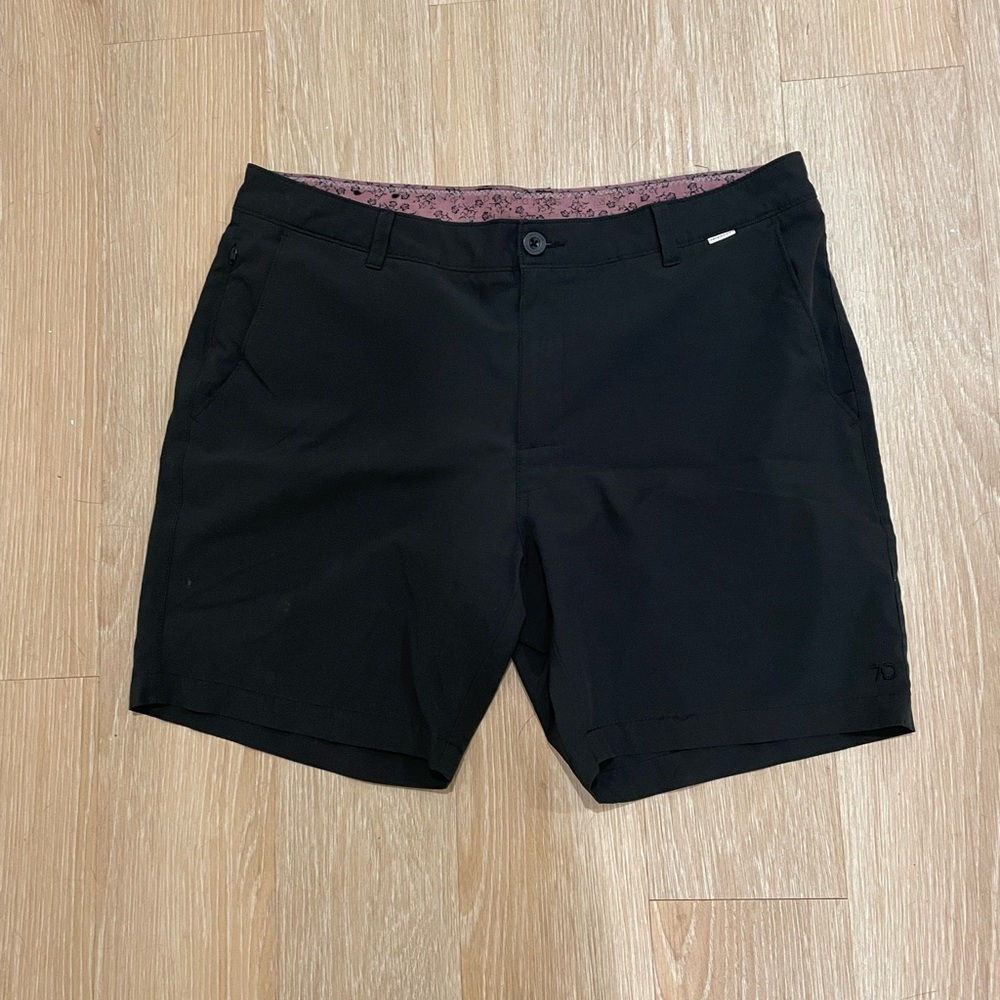 Black size 36 7 diamond shorts